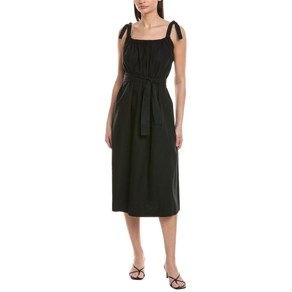 Loup Womens  Penelope Midi Dress, Black